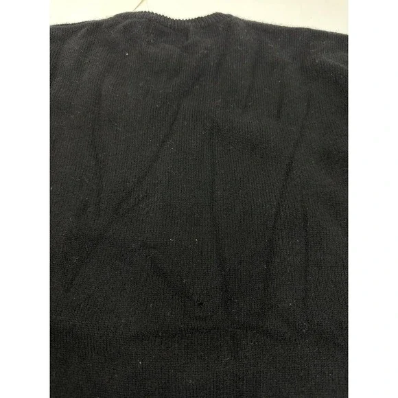 Ralph Lauren RRL lambswool Sweater V-Neck Men's L Black Double RL